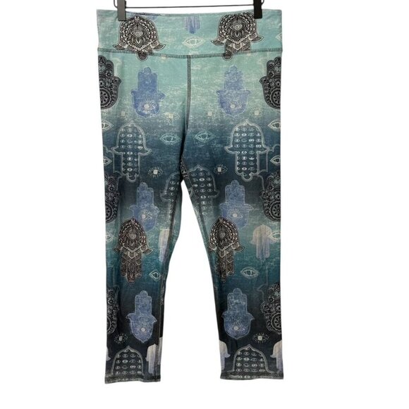 Evolution & Creation Leggings 4PC Hamsa Hand, Animal Print, Skull, Snake, Size L - Picture 13 of 16